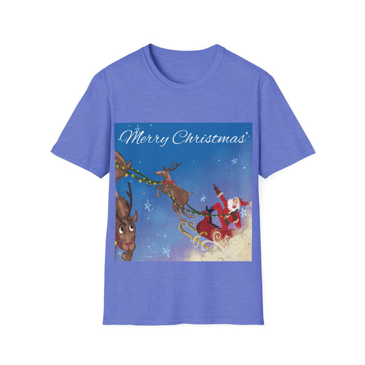 Santa Claus Whispers Unisex T-Shirt Purple