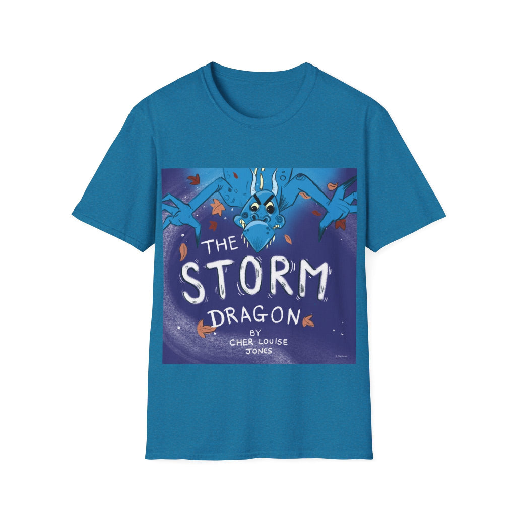 The Storm Dragon Unisex T-Shirt Purple Children's book Cher Louise Jones Lee Dixon